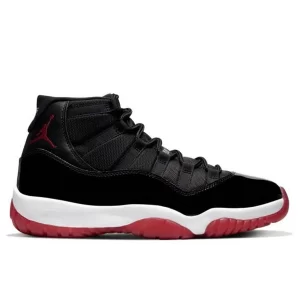 Nike Jordan 11 Shoes Bred季後賽 減震防滑 復古籃球鞋 黑紅#最高品質#