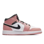 Nike Air Jordan 女 “Pink Quartz”防滑耐磨 中幫復古籃球鞋 GS 櫻花粉#街頭爆款#