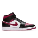 Nike Air Jordan 1 Mid AJ1 防滑耐磨 中幫復古籃球鞋 黑紅脚趾#好評不斷