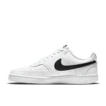 好穿舒適#2022熱銷 Nike WMNS COURTVISION LOW 休閑低幫板鞋 男女同款 白黑