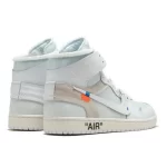 AJ1 Off White The Ten聯名款 高幫復古籃球鞋 白藍 歐洲限定#限時秒殺#