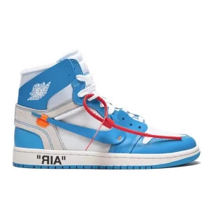 Off White Jordan 1 OG”UNC “聯名款 解構 高幫復古籃球鞋 北卡藍#買到賺到