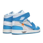 Off White Jordan 1 OG”UNC “聯名款 解構 高幫復古籃球鞋 北卡藍#買到賺到