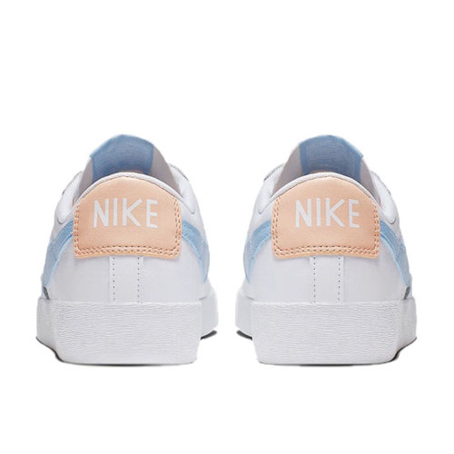 超值人氣#2022熱銷 Nike Blazer Low LE 白藍橙 時尚板鞋 女款