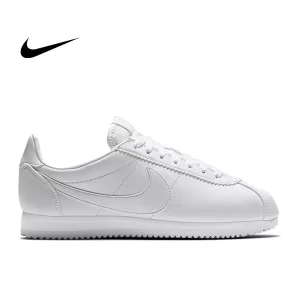 Nike Cortez 全白 Leather 阿甘鞋 低幫慢跑鞋 Nike 小白鞋 男女同款#特價好康