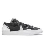 Sacai x Nike Blazer Low黑白“lron Grey”輕便防滑 解構低幫板鞋 男女同款