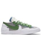Sacai Nike Blazer Low British Tan 綠灰白 結構雙層 低幫板鞋 男女同款