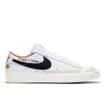 Nike Blazers Low 77塗鴉 白黑橘「Just Do lt」簡約舒適 低幫板鞋 男女同款#品質嚴選