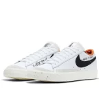 Nike Blazers Low 77塗鴉 白黑橘「Just Do lt」簡約舒適 低幫板鞋 男女同款#品質嚴選