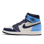 Nike Air Jordan 1 Mid Obsidian”北卡藍 防滑耐磨 復古籃球鞋 黑曜石#最夯商品#