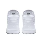 Nike Air Jordan 1 Mid White純白 耐磨防滑 中幫復古籃球鞋#品質保證#