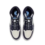 Nike Air Jordan 1 Mid Obsidian”北卡藍 防滑耐磨 復古籃球鞋 黑曜石#最夯商品#