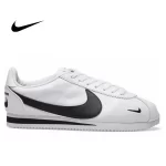 Nike Classic Cortez Prem 阿甘鞋防滑復古跑步鞋 男女同款 白黑#限時秒殺