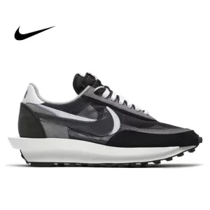 Nike Sacai Ldwaffle Black 黑灰 解構 黑白跑步鞋 男女同款#出貨快速