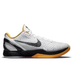 Nike Kobe 6 Protro】White Del Sol季後賽 科比6籃球鞋 | 減震防滑耐磨、黑白黃
