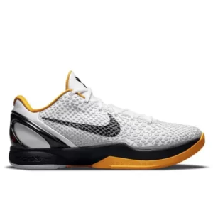 Nike Kobe 6 Protro】White Del Sol季後賽 科比6籃球鞋 | 減震防滑耐磨、黑白黃