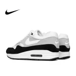 Nike Air Max 1 White Grey Black 灰白黑 輕便舒適 低幫跑步鞋 男女同款#新款熱銷