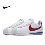 Nike Cortez Nylon Premium阿甘鞋 輕便舒適復古慢跑鞋 白灰紅藍#熱銷推薦