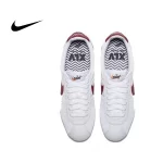 Nike Cortez Nylon Premium阿甘鞋 輕便舒適復古慢跑鞋 白灰紅藍#熱銷推薦