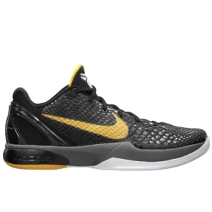 【Nike Kobe 6 Protro Del Sol】黑曼巴科比6實戰籃球鞋 | 防滑耐磨 黑黃