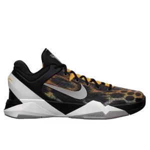 【Nike Kobe 7 Cheetah】科比7低幫籃球鞋 | 拼色舒適、防滑輕便 黑橙