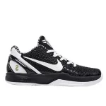 【Nike Kobe 6 Protro】”Mambacita Sweet 16″黑曼巴 科比6復刻籃球鞋 减震防滑耐磨 黑白