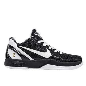【Nike Kobe 6 Protro】”Mambacita Sweet 16″黑曼巴 科比6復刻籃球鞋 减震防滑耐磨 黑白