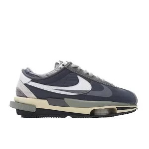 Sacai x Nike Cortez 4.0 Grey聯名阿甘鞋 複古輕便跑步鞋 灰白 男女同款#快速出貨
