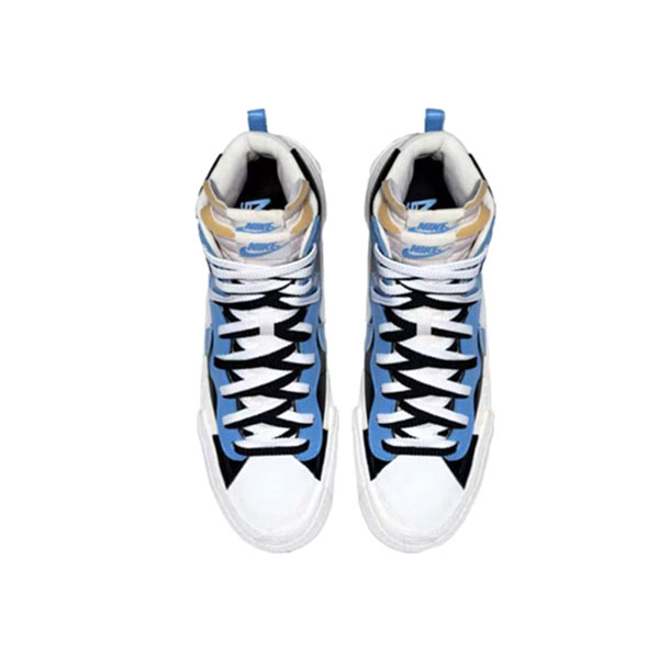 Nike Blazer Sacai Mid 白藍 輕便舒適 中幫解構板鞋 男女同款
