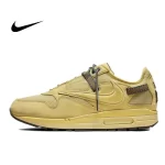 Nike Air Max 1 Travis Scott Cactus Jack Saturn Gold聯名 TS倒鉤 低幫跑步鞋 土星金色#最夯商品