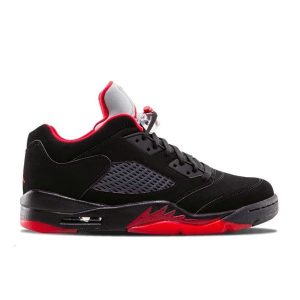 Nike Air Jordan 5 Retro Low Alternate 90 低幫籃球鞋 複古休閑 黑紅