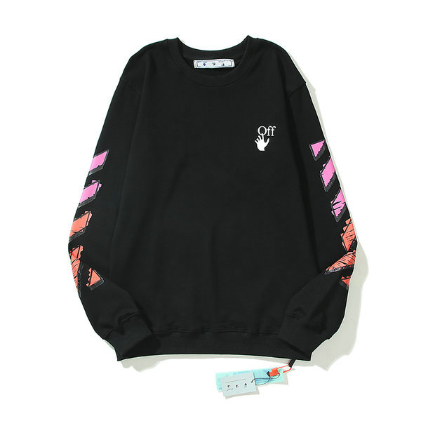 品質保證#2022熱銷 OFF WHITE 粉筆箭頭連帽男女休閒寬鬆 男女衛衣