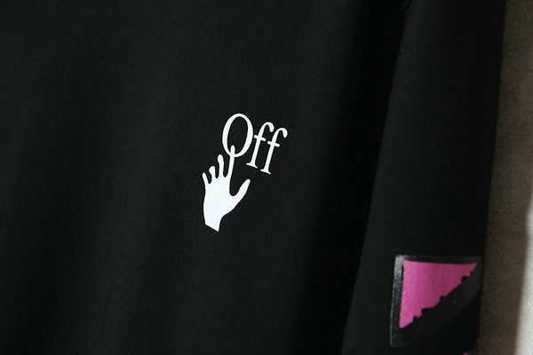 品質保證#2022熱銷 OFF WHITE 粉筆箭頭連帽男女休閒寬鬆 男女衛衣