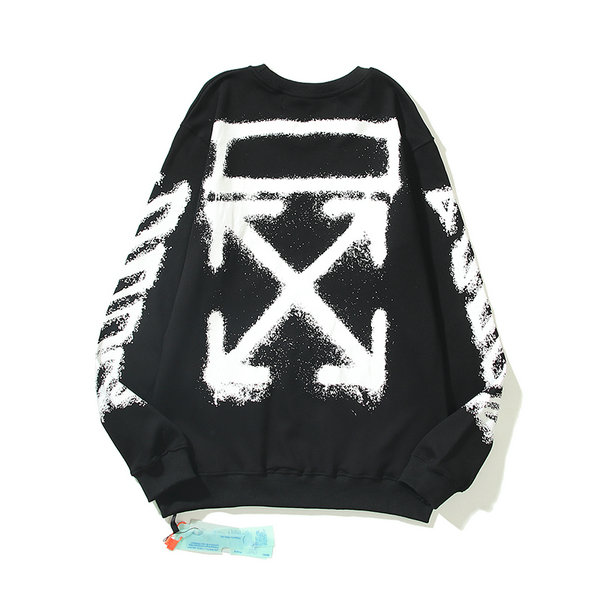 特價下殺#2022熱銷 off-white 新款OW經典 箭頭 塗鴉 潑墨 工藝 連帽 衛衣 黑白兩色 男女同款