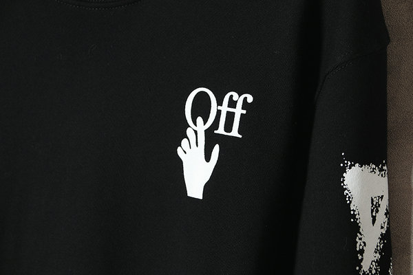 特價下殺#2022熱銷 off-white 新款OW經典 箭頭 塗鴉 潑墨 工藝 連帽 衛衣 黑白兩色 男女同款