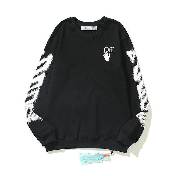 特價下殺#2022熱銷 off-white 新款OW經典 箭頭 塗鴉 潑墨 工藝 連帽 衛衣 黑白兩色 男女同款