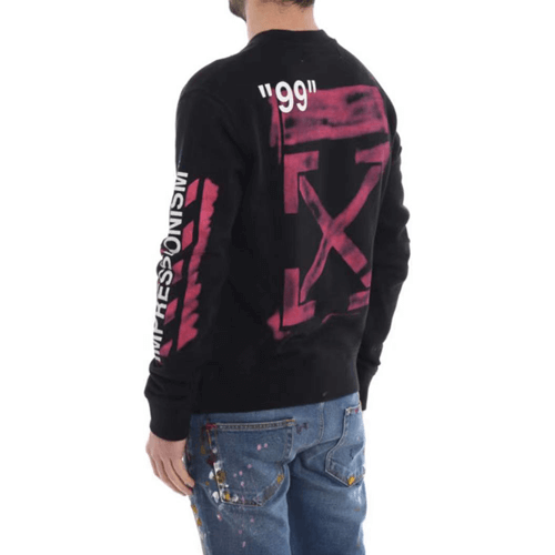 限時特價#2022熱銷 OFF WHITE 粉筆箭頭連帽男女休閒寬鬆 男女衛衣
